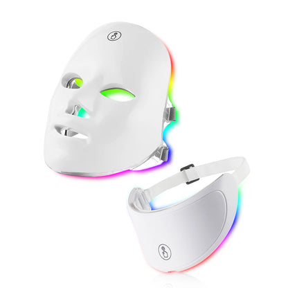 7-Colour LED Light Therapy Face & Neck Mask