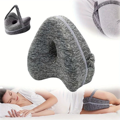 Memory Foam Knee Pillow – Side Sleeper Leg Support Cushion