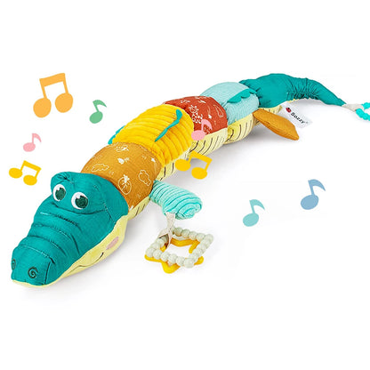 Musical Caterpillar Baby Rattle Toy – Soft Plush Sensory Activity Toy