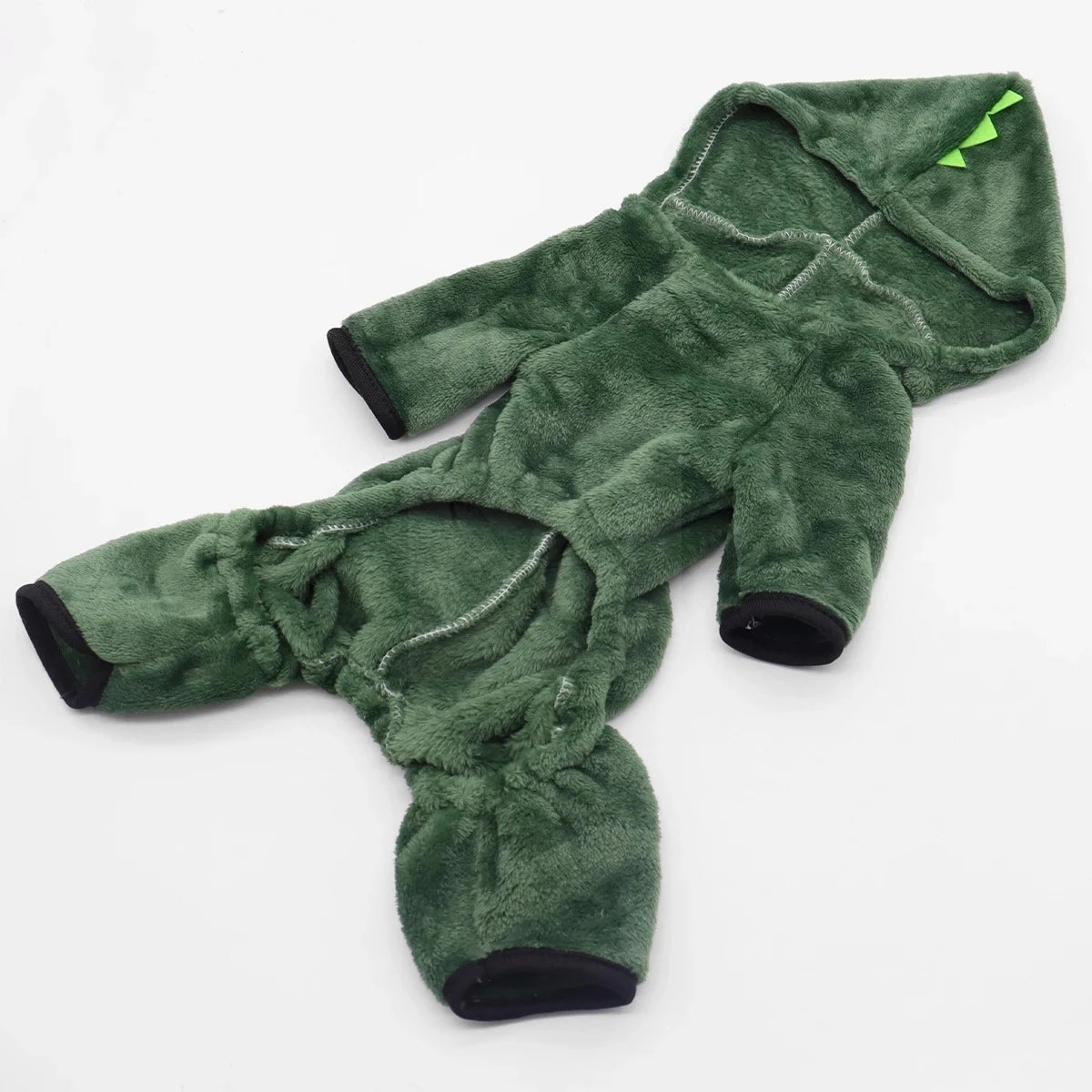 Dinosaur Pet Costume – Warm Fleece Dog & Cat Hoodie Jumpsuit