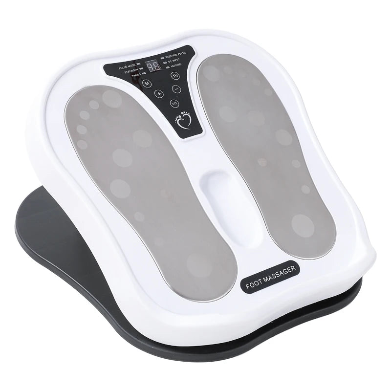 Wireless EMS Heated Foot Massager – Adjustable Foot Stimulation Machine with Electrode Pads
