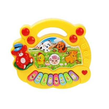 Kids Learning Piano Toy – Musical Keyboard with Animal Sounds & Lights