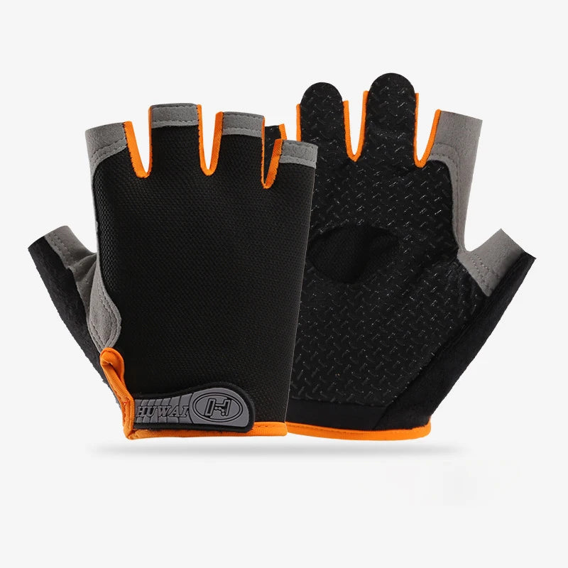 Fingerless Gym & Training Gloves – Breathable Non-Slip Workout Gloves for Men & Women