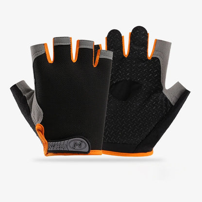 Fingerless Gym & Training Gloves – Breathable Non-Slip Workout Gloves for Men & Women