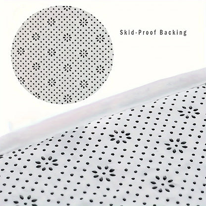 Thickened Flannel Bathroom Floor Mat – Soft Absorbent Non-Slip Bath Mat