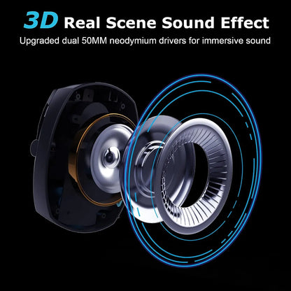 Wireless Gaming Headset for PS5, PC & Switch with Mic