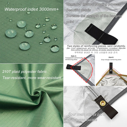 Waterproof Tarp with 19 Hang Points (3 different types available)