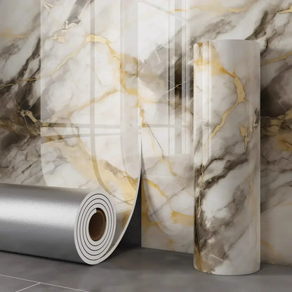 Thick Foam Marble Peel & Stick Wallpaper (available in 8 designs)