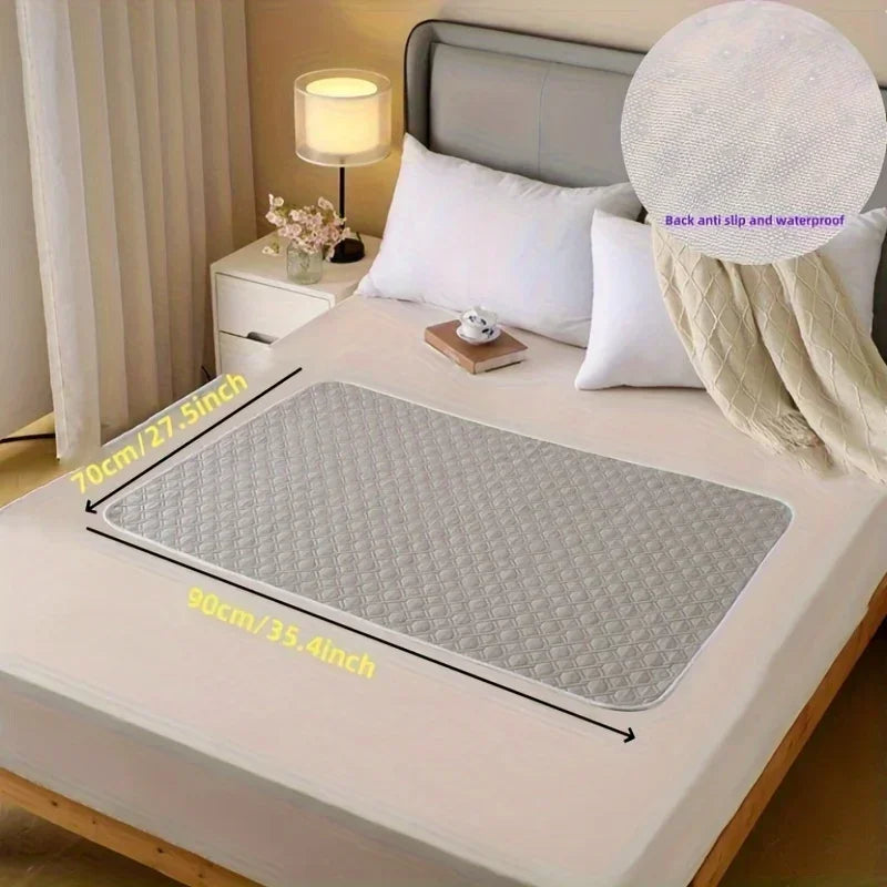 Washable Incontinence Bed Pad – Reusable Leak-Resistant Protection Mat for Adults & Pets