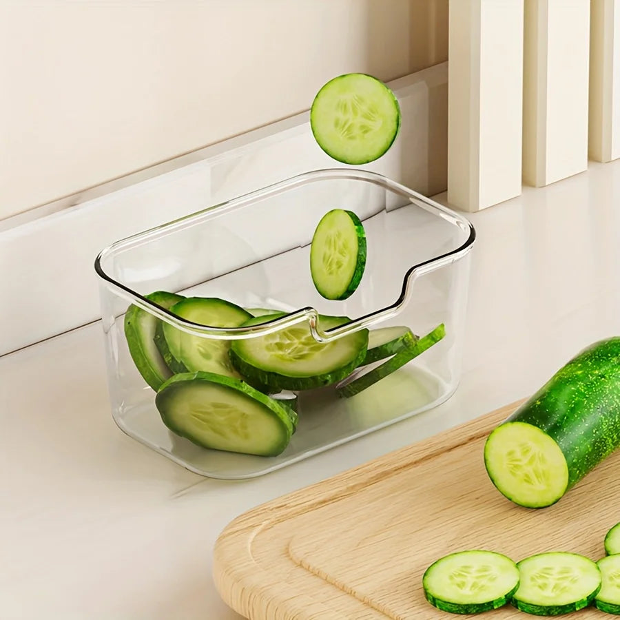 8-Compartment Divided Serving Tray with Lid – Snack & Fruit Storage Container