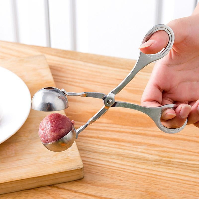 Stainless Steel Meatball Maker – Non-Stick Meat & Rice Ball Shaping Spoon