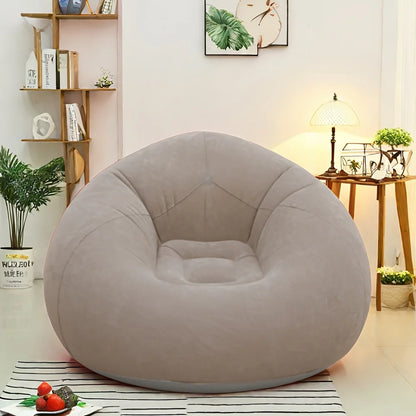 Inflatable Fleece Lounge Chair