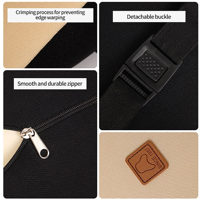 USB Rechargeable Car Neck & Lumbar Massage Cushion – Vibrating Headrest & Back Support
