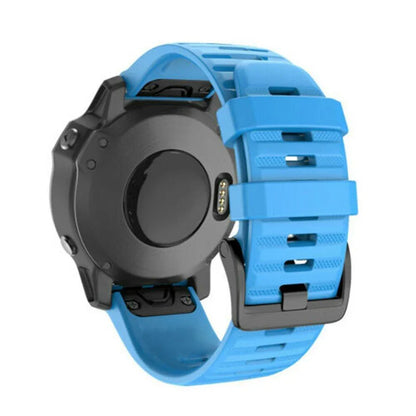 QuickFit Silicone Strap for the Garmin Descent MK1/MK2/MK2i, Enduro/2, Tactix Delta (26mm) (10 colours available)