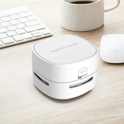 Mini Desktop Vacuum Cleaner – Portable USB Desk & Keyboard Dust Cleaner