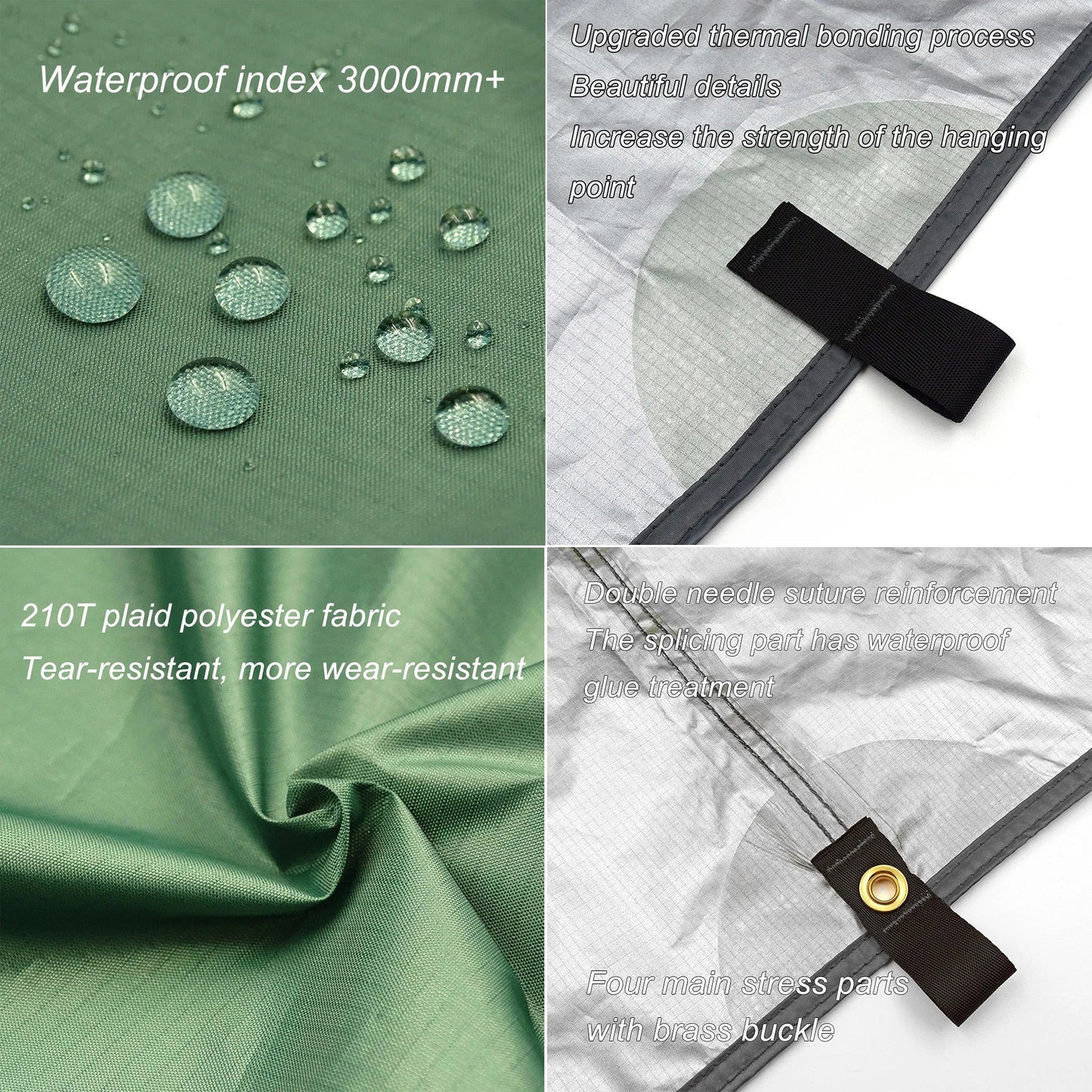 Waterproof Tarp with 19 Hang Points (3 different types available)