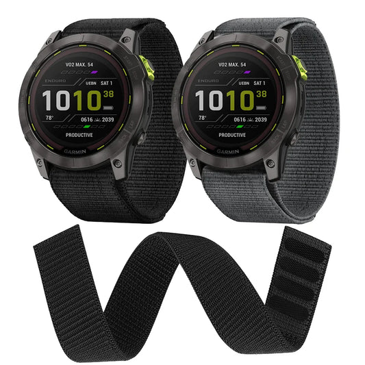 Nylon Hook & Loop Strap for the Garmin Instinct 2/2S (available in 2 colours)