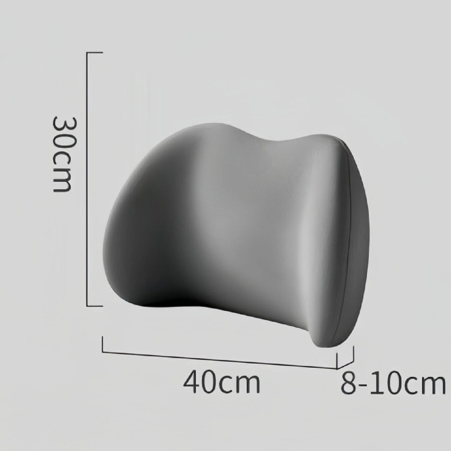 Ergonomic Memory Foam Lumbar Support Pillow – Bed & Sleeping Back Support Cushion