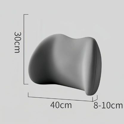 Ergonomic Memory Foam Lumbar Support Pillow – Bed & Sleeping Back Support Cushion