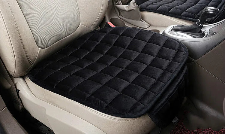 Universal Plush Car Seat Cushion – Anti-Slip All-Season Seat Protector