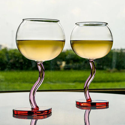 Heart-Shaped Wine Glass