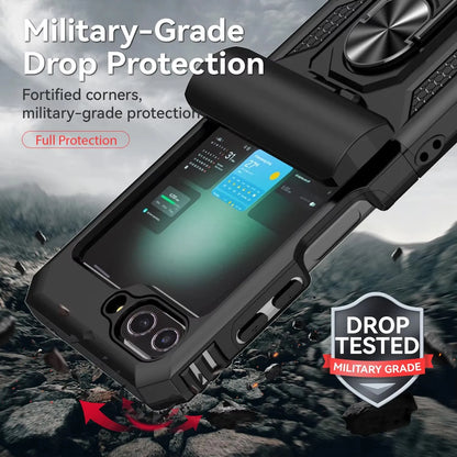 Samsung Galaxy Z Flip7 Phone Case with Ring Bracket (8 colours available)