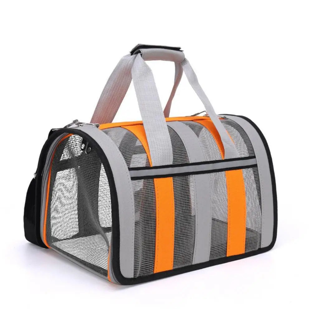 Soft-Sided Pet Carrier Bag – Portable Travel Carrier for Small Dogs & Cats