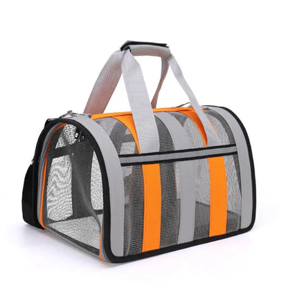 Soft-Sided Pet Carrier Bag – Portable Travel Carrier for Small Dogs & Cats