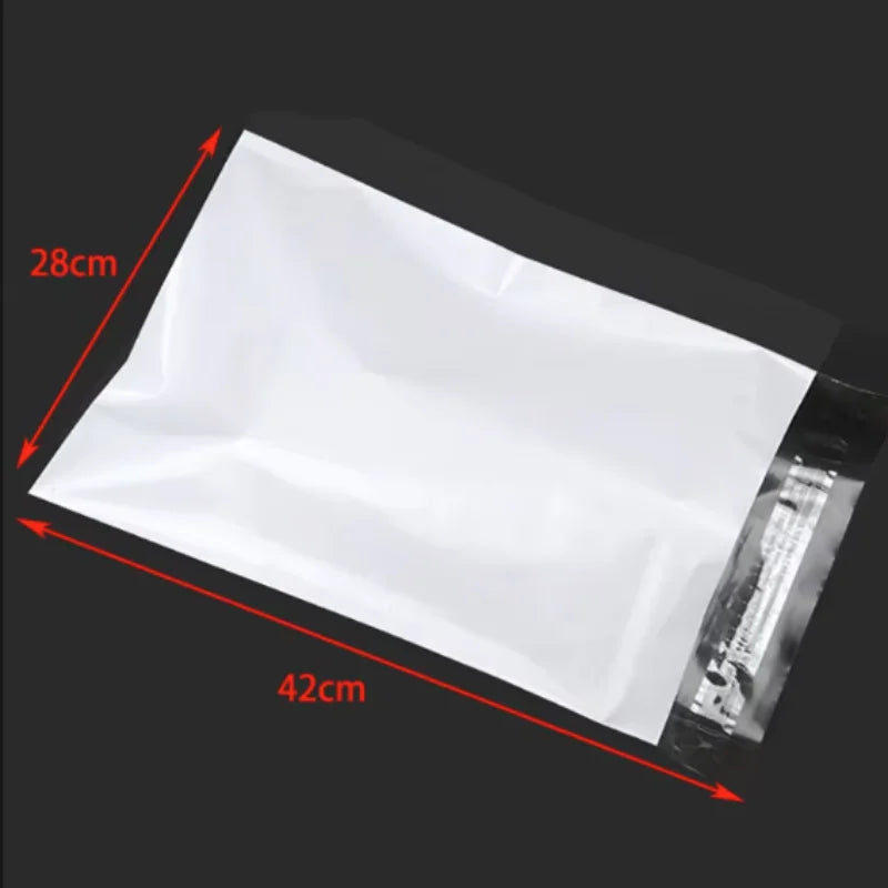 White Self-Sealing Courier Bags – Waterproof Shipping & Mailing Satchels