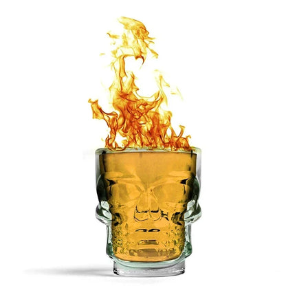 Skull Head Shot Glass – 45ml Halloween Whisky & Liquor Glass