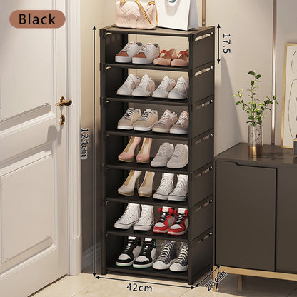 Slim Multi-Layer Shoe Rack – Space-Saving Narrow Shoe Storage Cabinet