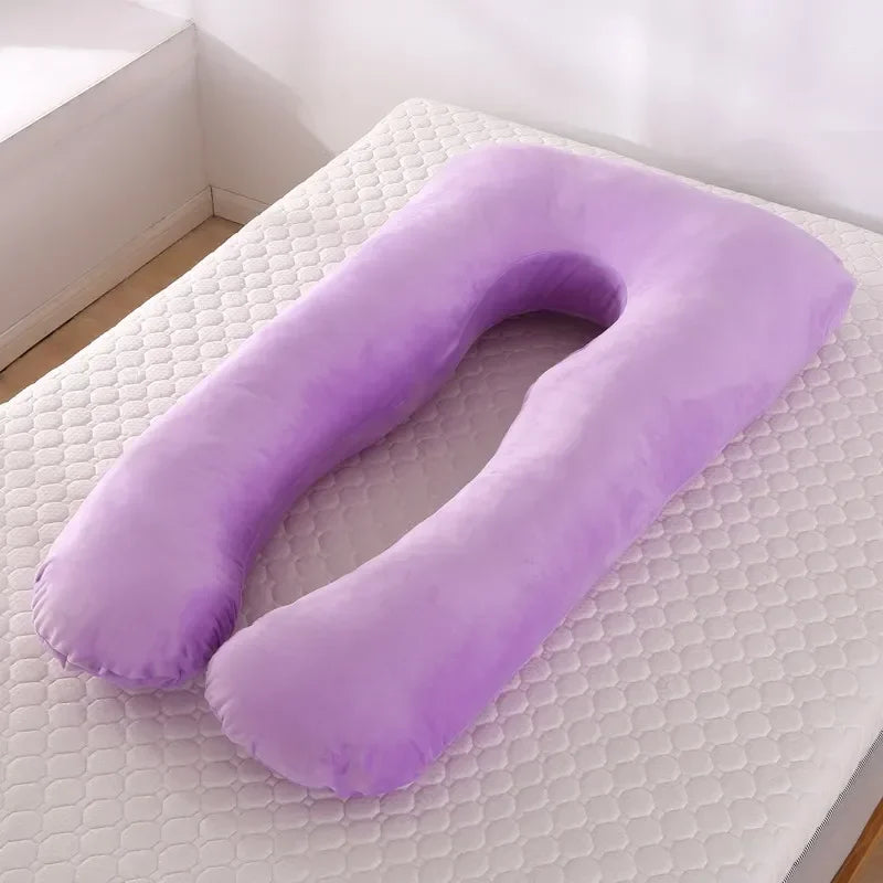 U-Shaped Pregnancy Pillow – Full Body Maternity Support Cushion (120 x 70cm)