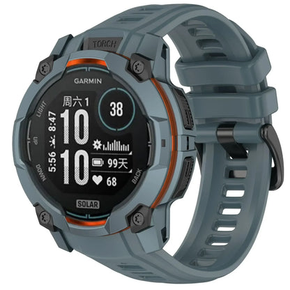Silicone Strap for the Garmin Instinct 3/3 Solar Series (45 & 50mm) (12 colours available)