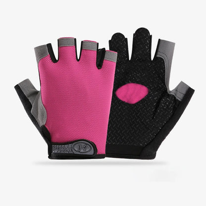 Fingerless Gym & Training Gloves – Breathable Non-Slip Workout Gloves for Men & Women