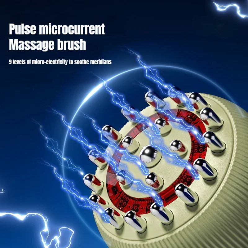 Electric Meridian Massage Brush – Rechargeable Body Scraping & Relaxation Massager