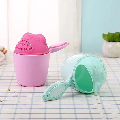 Baby Shampoo Rinse Cup with Forehead Shield – Toddler Bath Hair Washing Cup
