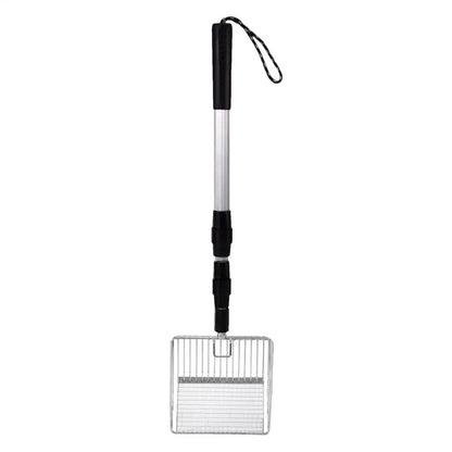 Extendable Chicken Coop Poop Scooper & Sifting Rake