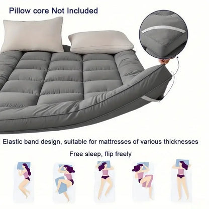 Foldable Japanese-Style Futon Mattress – 10cm Portable Floor & Guest Bed