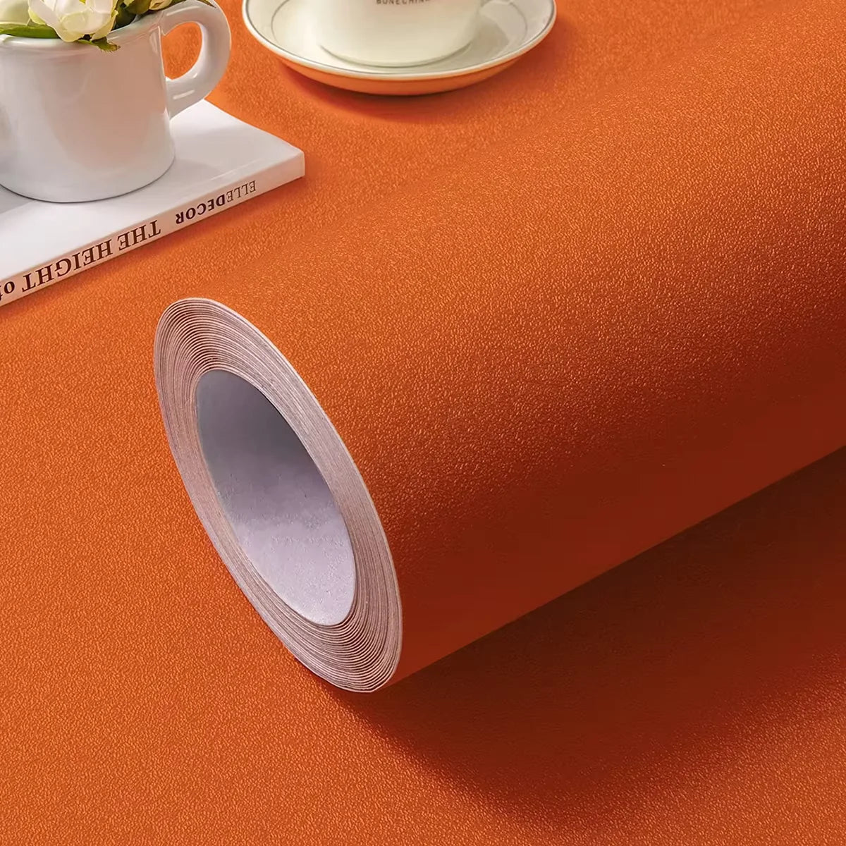 Self-Adhesive Matte Renovation Film – Waterproof Furniture & Wall Covering