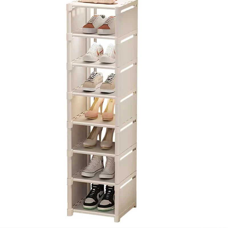 Slim Multi-Layer Shoe Rack – Space-Saving Narrow Shoe Storage Cabinet
