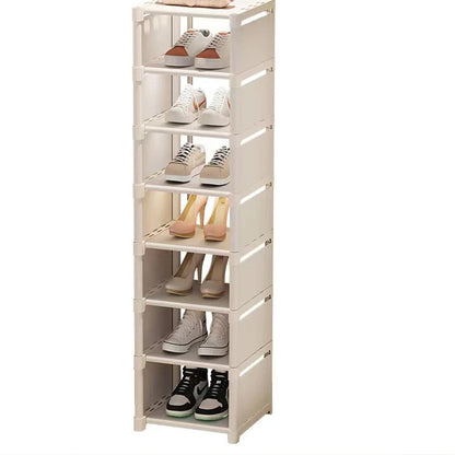 Slim Multi-Layer Shoe Rack – Space-Saving Narrow Shoe Storage Cabinet