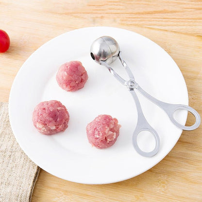 Stainless Steel Meatball Maker – Non-Stick Meat & Rice Ball Shaping Spoon