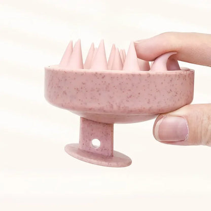 Silicone Scalp Shampoo Brush – Hair & Scalp Massage Shower Brush