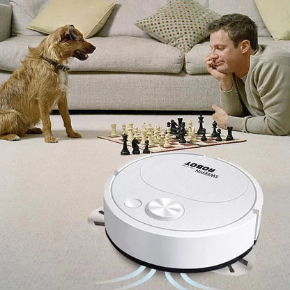 Mini Smart Robot Vacuum Cleaner – USB Rechargeable 3-in-1 Sweeper & Mop