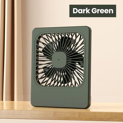 Portable Mini USB Rechargeable Desk Fan – Quiet Personal Cooling Fan for Home & Office