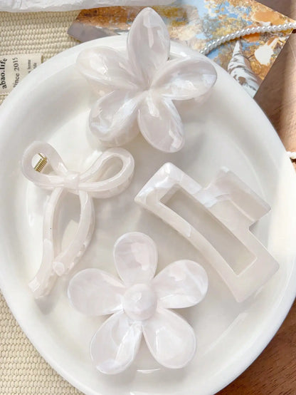 4-Piece Bow Hair Claw Clip Set