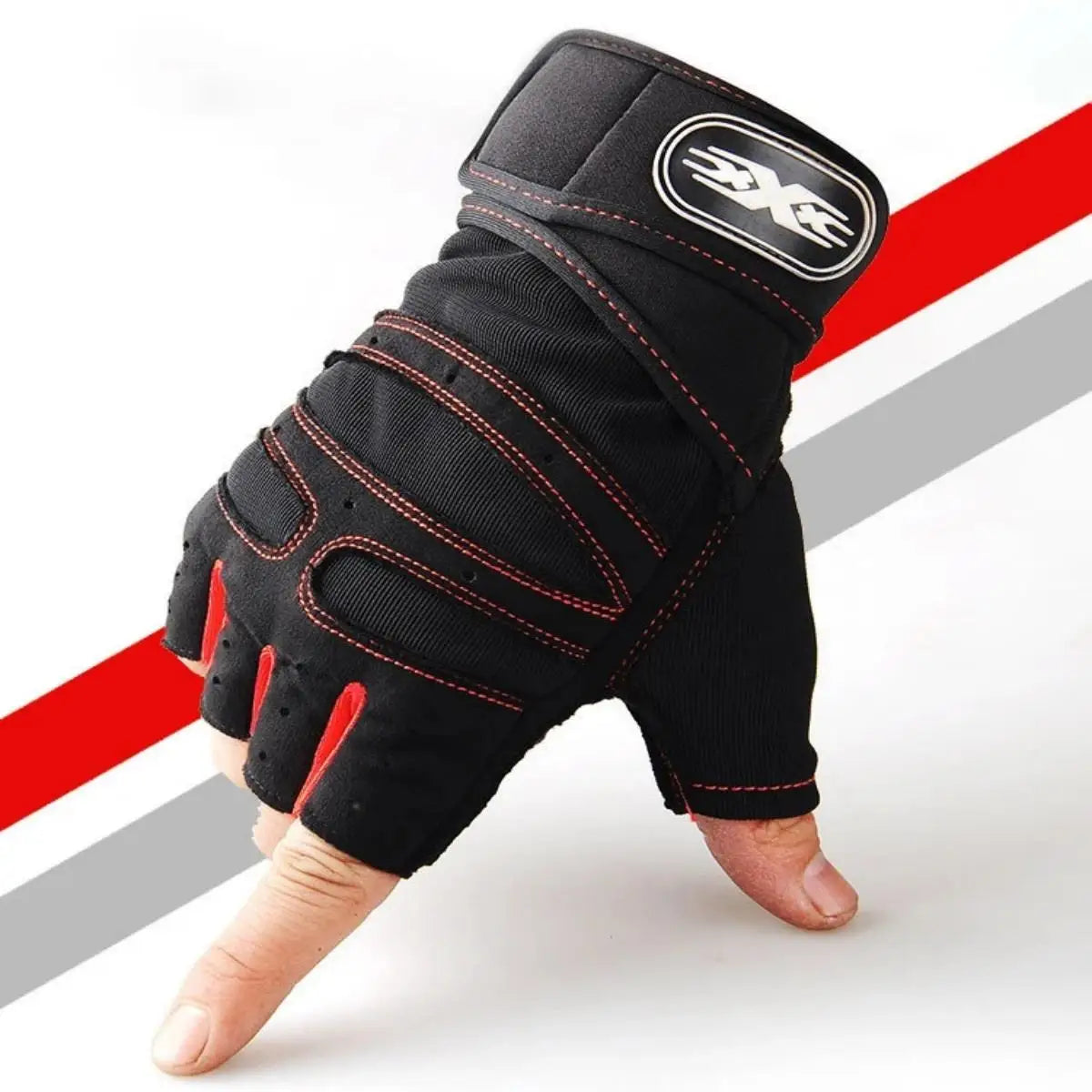 Fitness Weight Lifting Gloves – Shockproof Gym Gloves with Wrist Support
