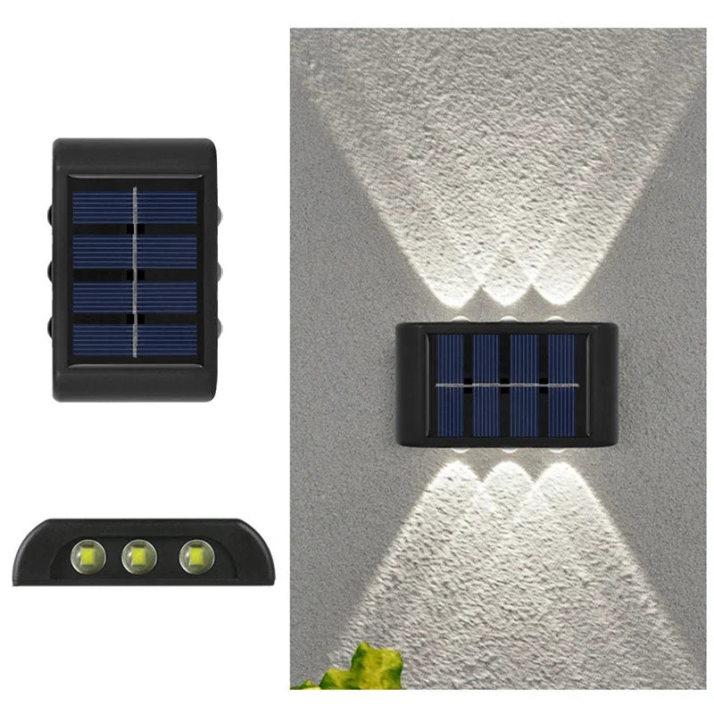 Solar LED Wall Light – Waterproof Up & Down Outdoor Garden Light