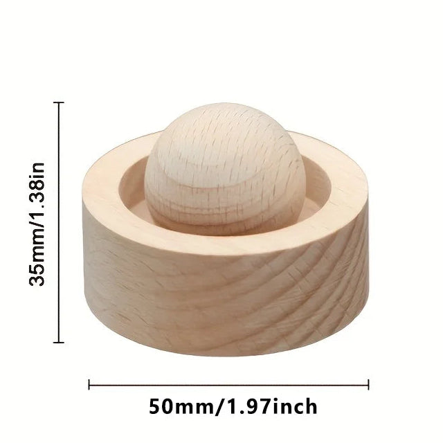 Natural Wooden Essential Oil Diffuser – Mini Aromatherapy Fragrance Diffuser for Car & Home