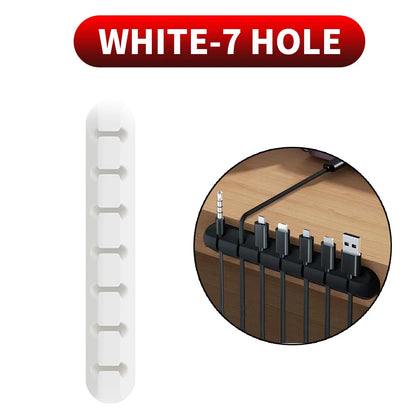Adhesive Cable Clips – Self-Adhesive Cord Organisers for Desk, Charging & Home Office